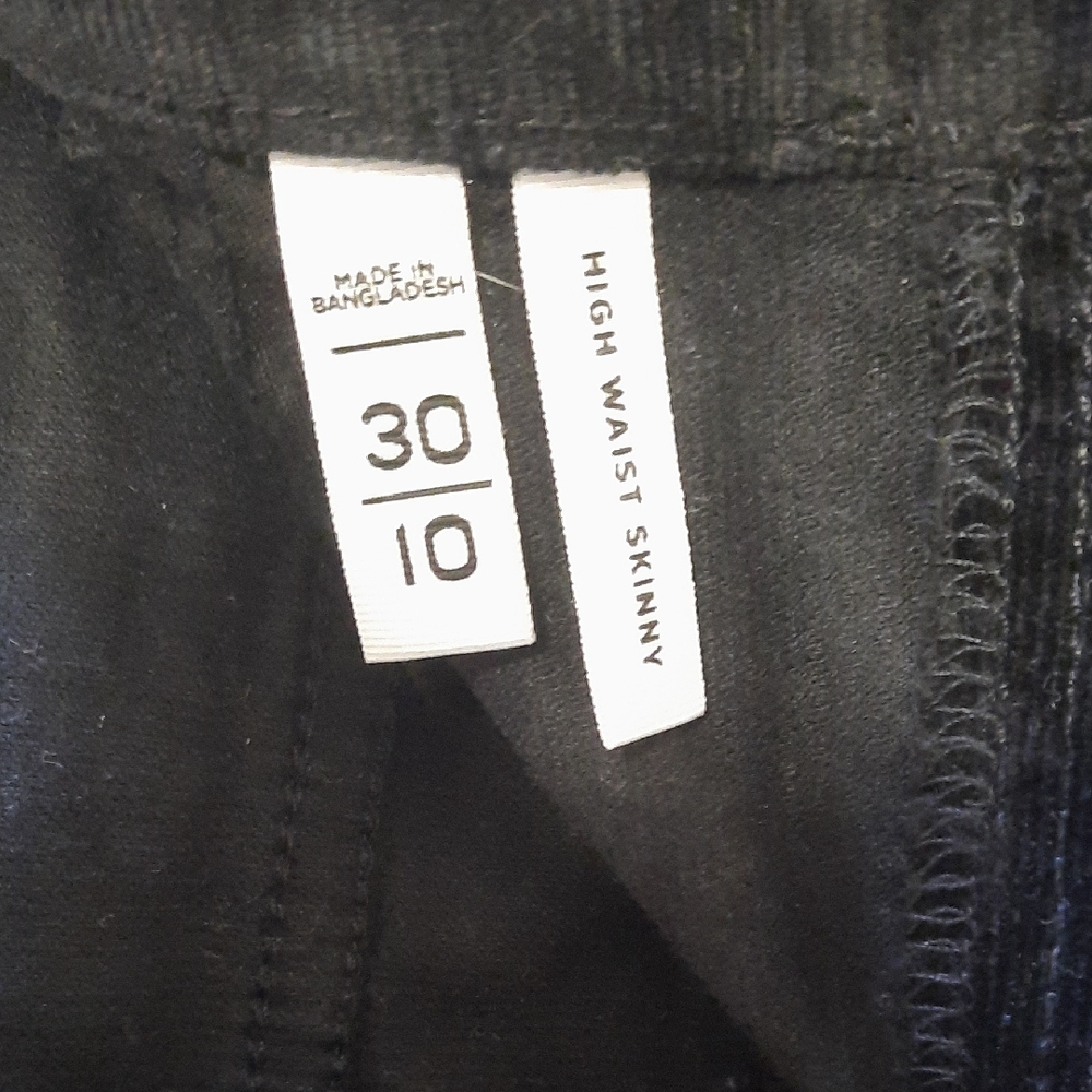 LOFT Jet Black Corduroy Pants - Picture 3 of 8